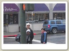 Walking the streets of Anchorage on a Sunday