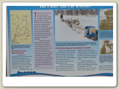Interpretive signs in the park