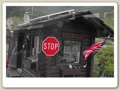 One of a few stations along the road to monitor traffic