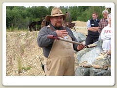 Instructor - Panning for gold
