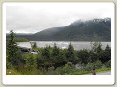 Picture taken up above the visitor's center