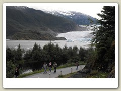 Picture taken up above the visitor's center