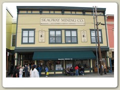 Walking around Skagway