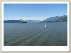 Sailing along Candian coast