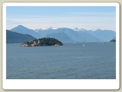 Sailing along Candian coast