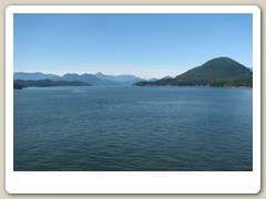 Sailing along Candian coast