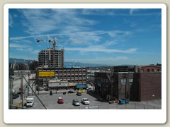 Approaching downtown