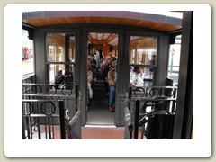 Inside the rail cars
