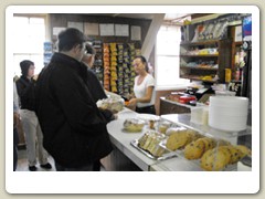 Braeburn Lodge - customers in line