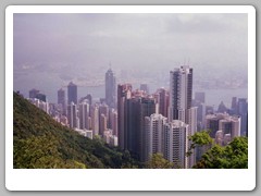 Picture taken on tram to Victoria Peak