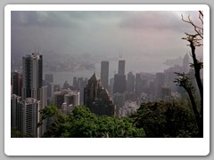 Picture taken on tram to Victoria Peak