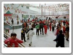 Kids out in the courtyard area