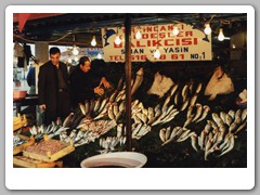 Fish market that we walked to from our hotel